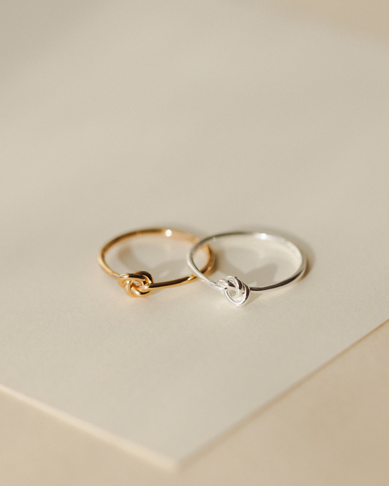 Eternal Knot Dainty Ring