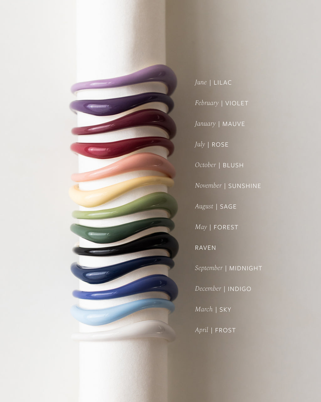 Aura Enamel Flow Ring