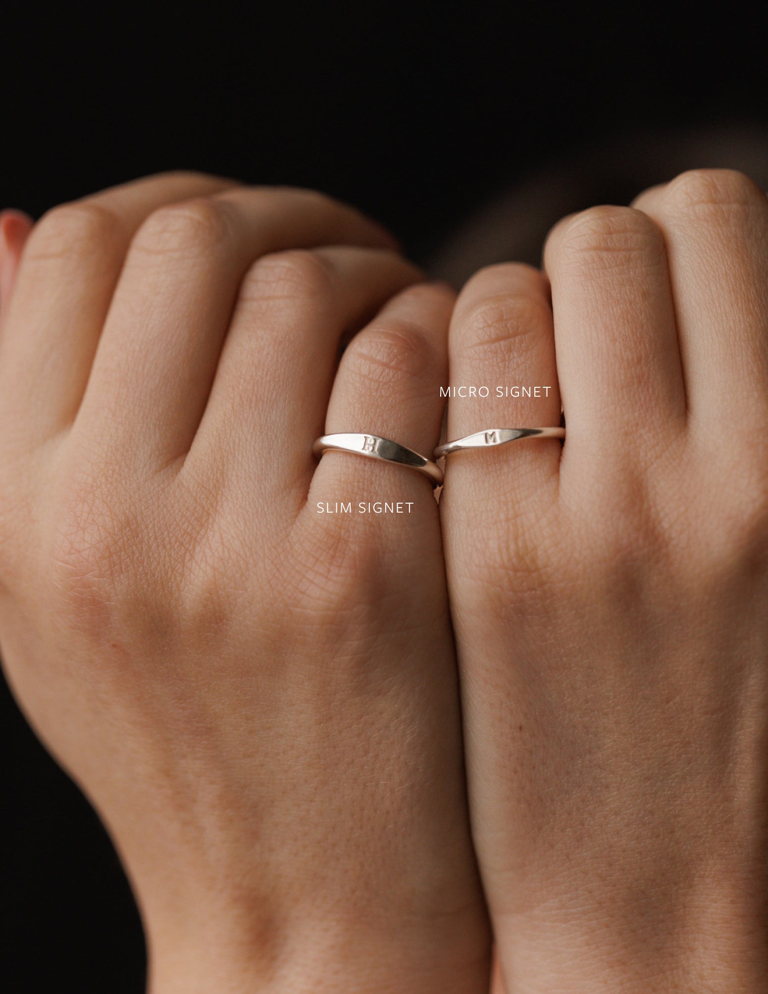 Slim Signet Pinky Ring