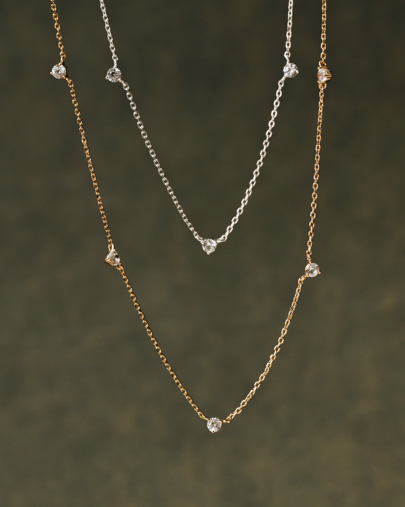 Starlet Station Necklace