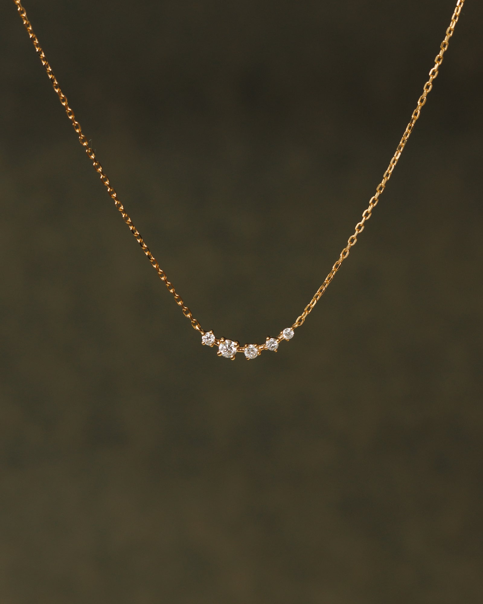 Solid Gold Starscape Necklace