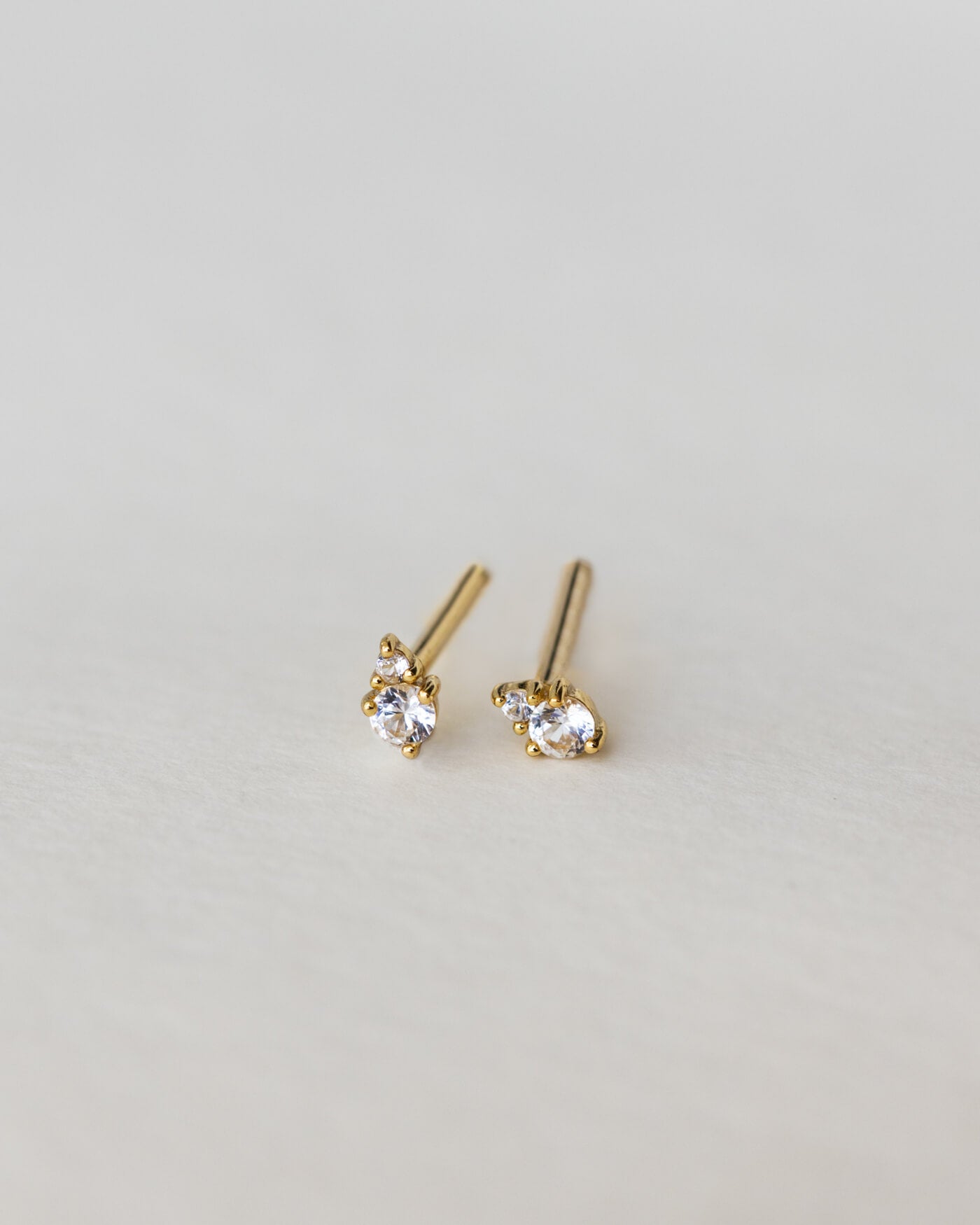 Morningstar White Sapphire Studs