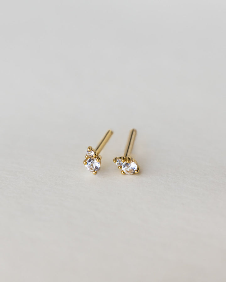 Morningstar White Sapphire Studs