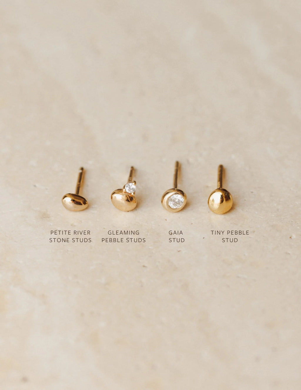 Tiny Pebble Studs