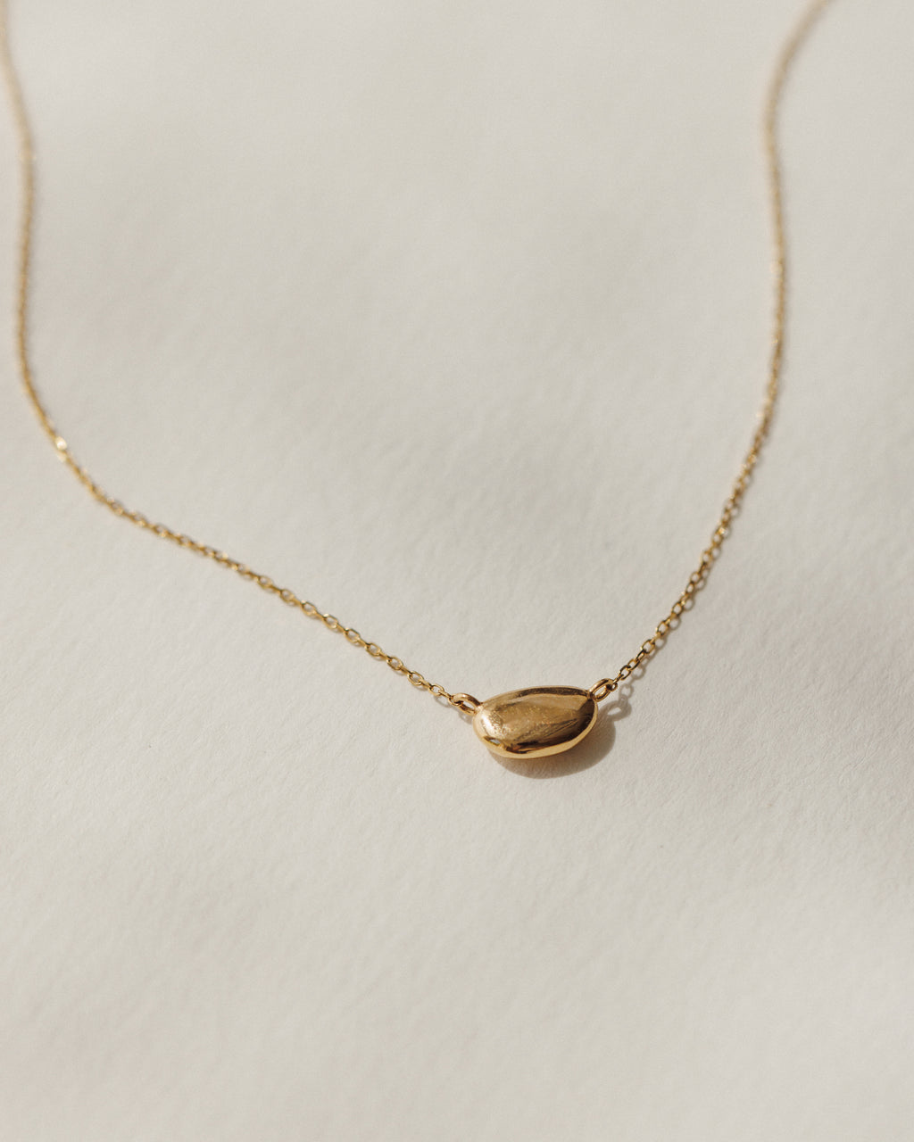 Solid Gold Lagoon Gem Necklace