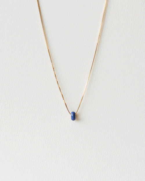 Aura Enamel Bead Necklace