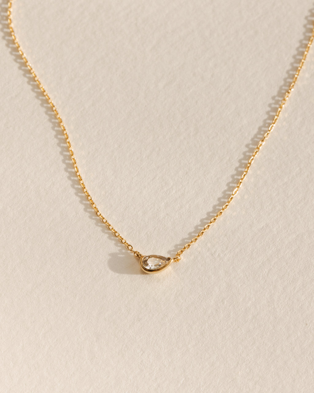 Solid Gold Zephyr Necklace