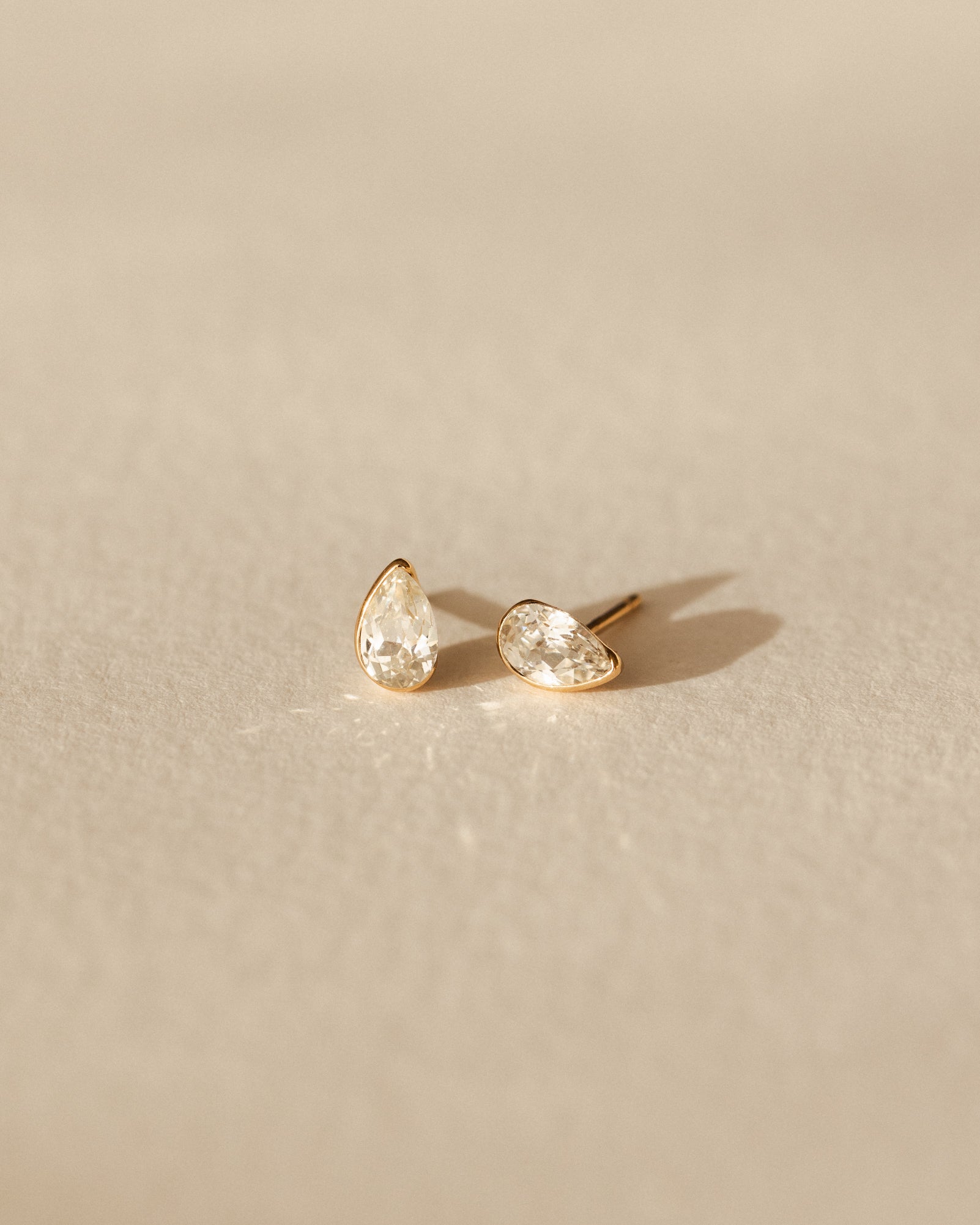 White Sapphire Zephyr Studs