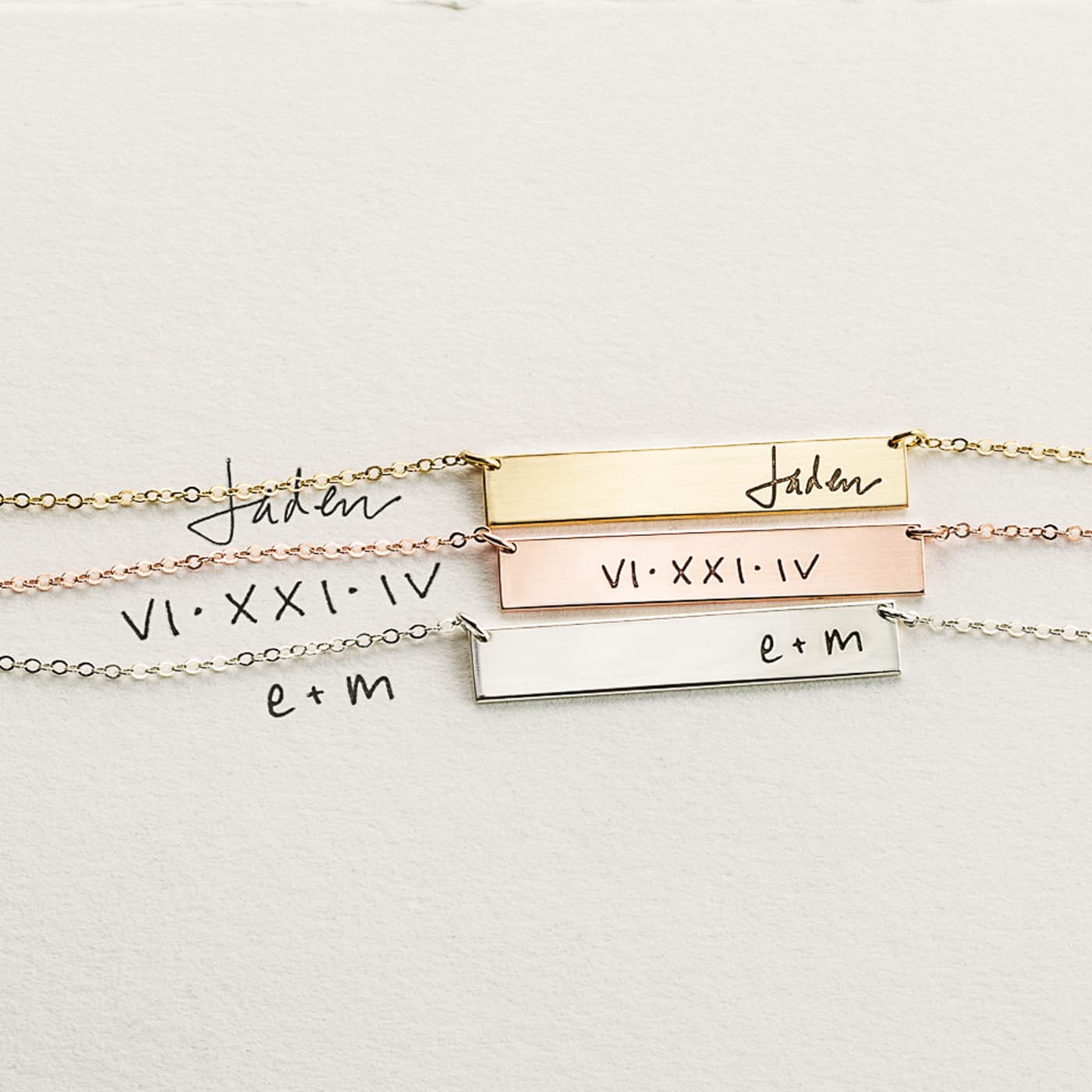 Handwriting Necklace