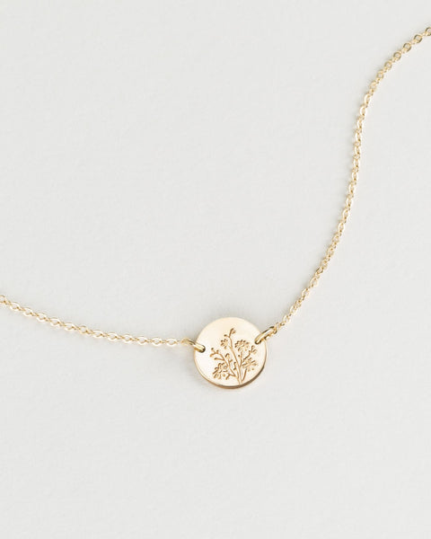 ネックレス・ペンダント Numbering Western Flower Link Necklace #8770 SA5B0012 DaintyFlowerNecklace-5_grande.