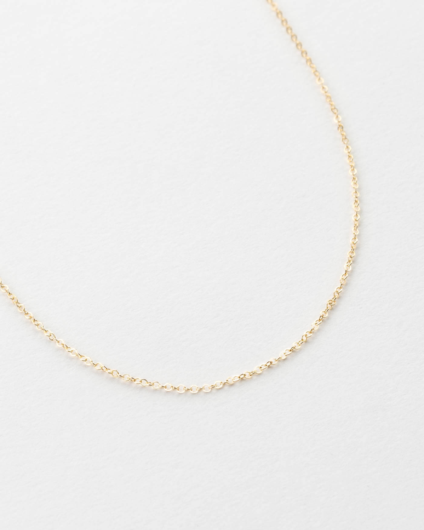 Thin ROPE Chain Necklace, Any Length, 14k Gold Fill or Sterling