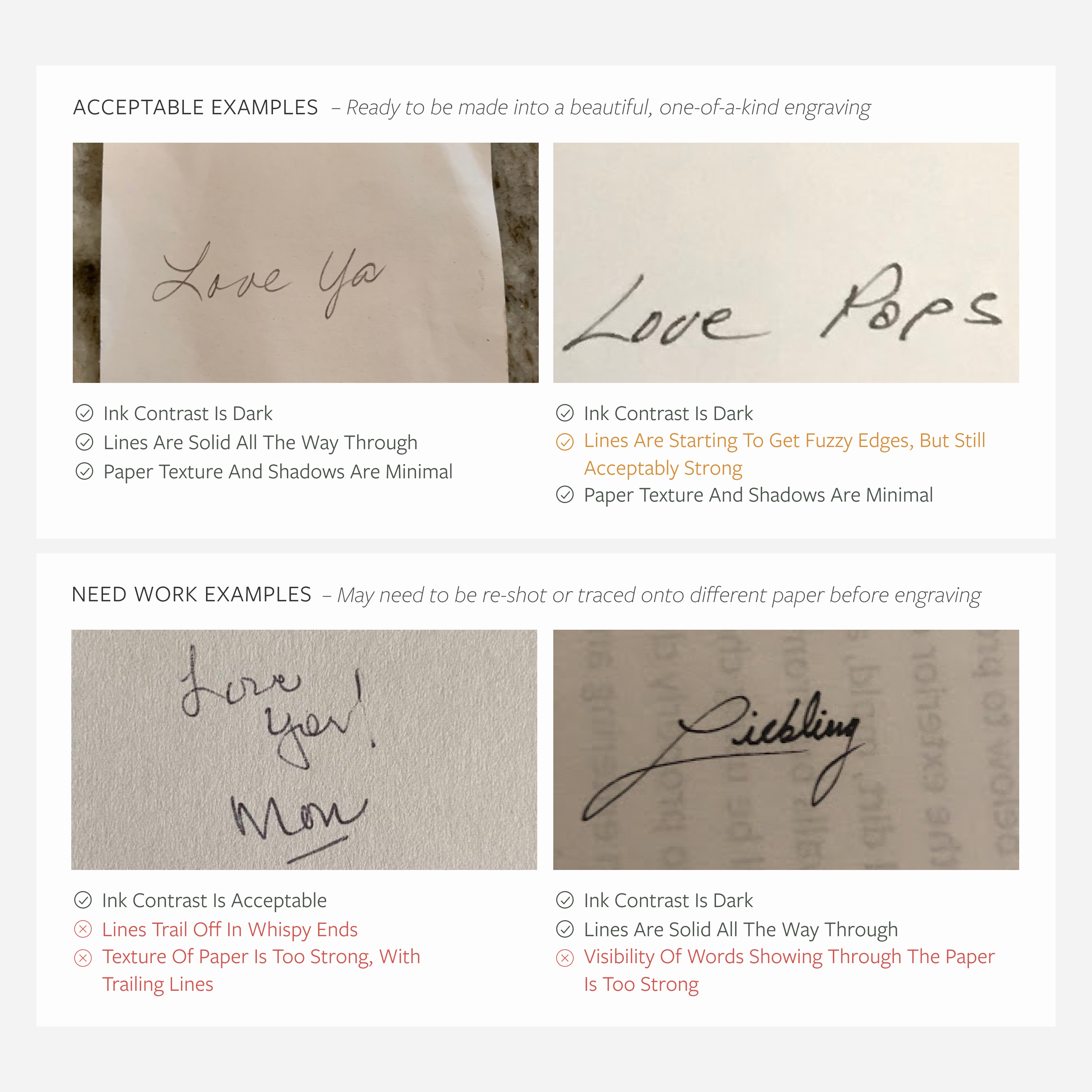 Handwriting 2025 engraved bracelet