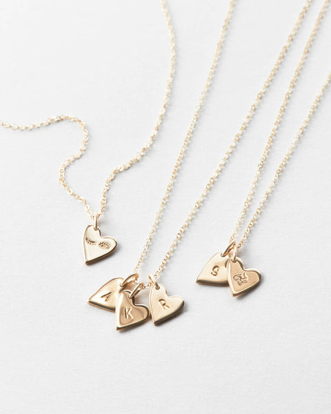 Maude Heart Necklace GLDN