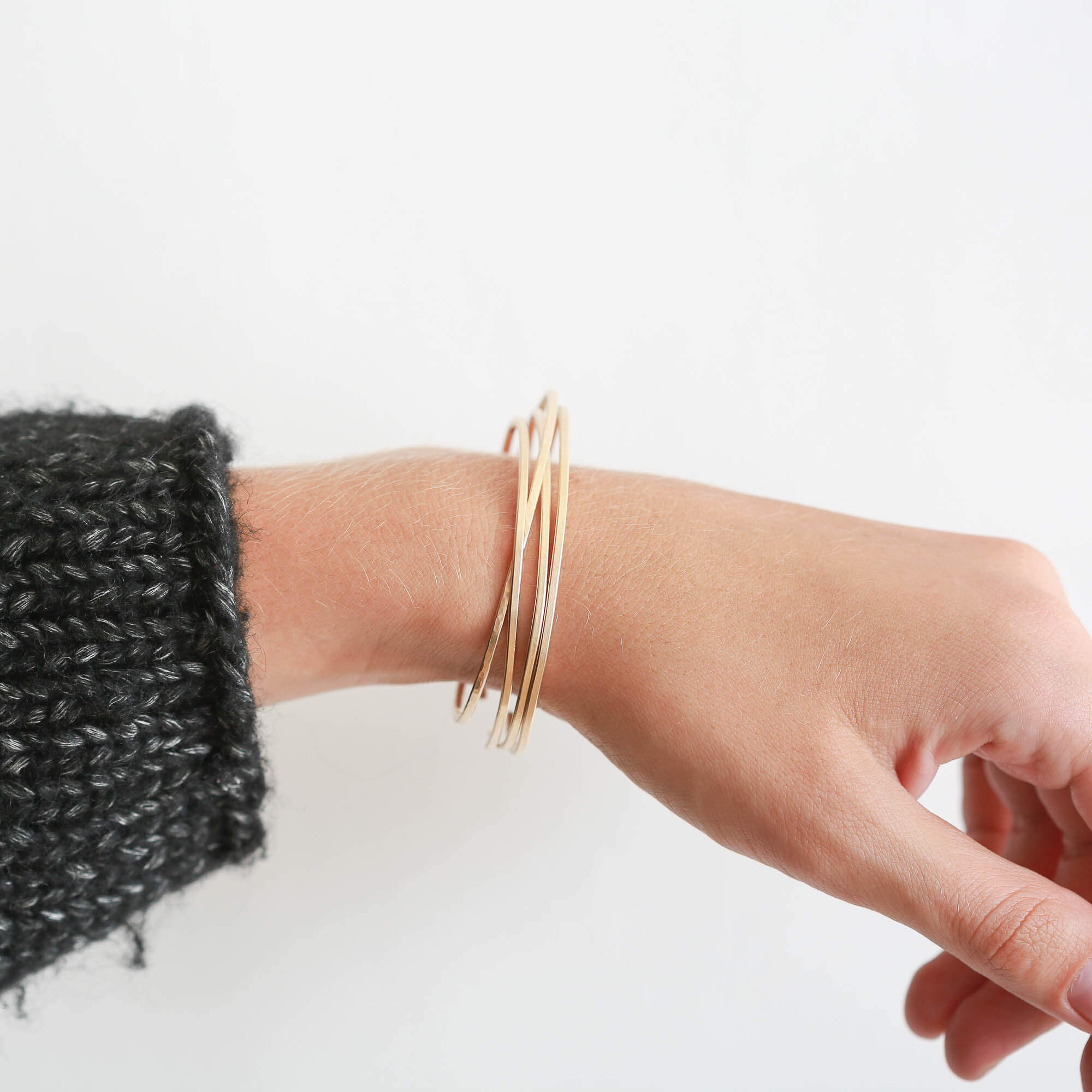 Thin Cuff Bracelet — GLDN