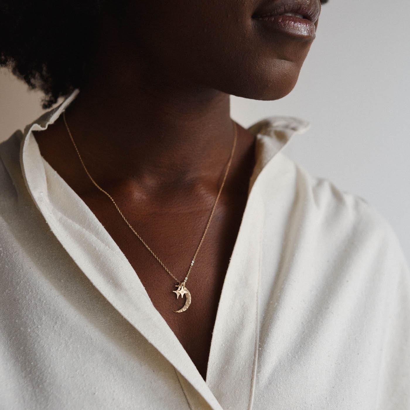 Moon Stars Necklace — GLDN - Main Image