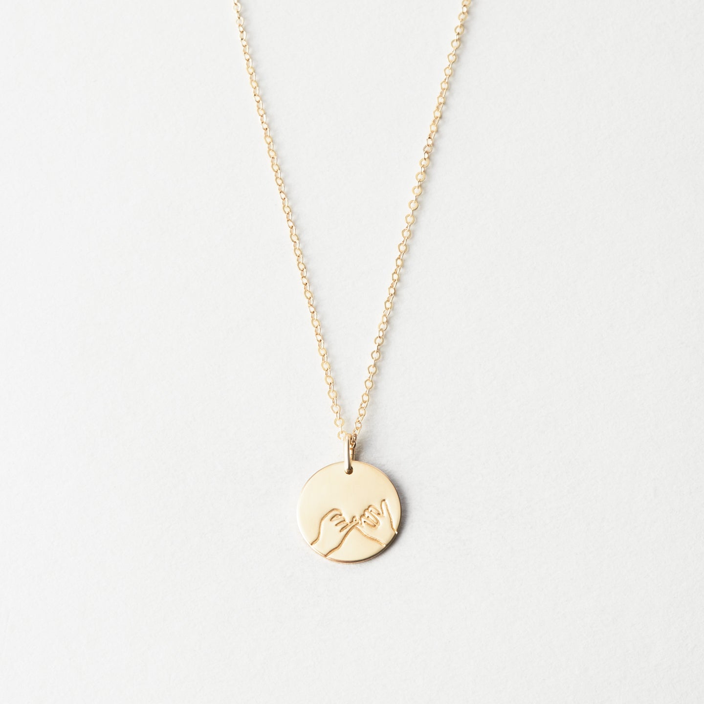 GLDN Pinky Swear Personalized Necklace — GLDN