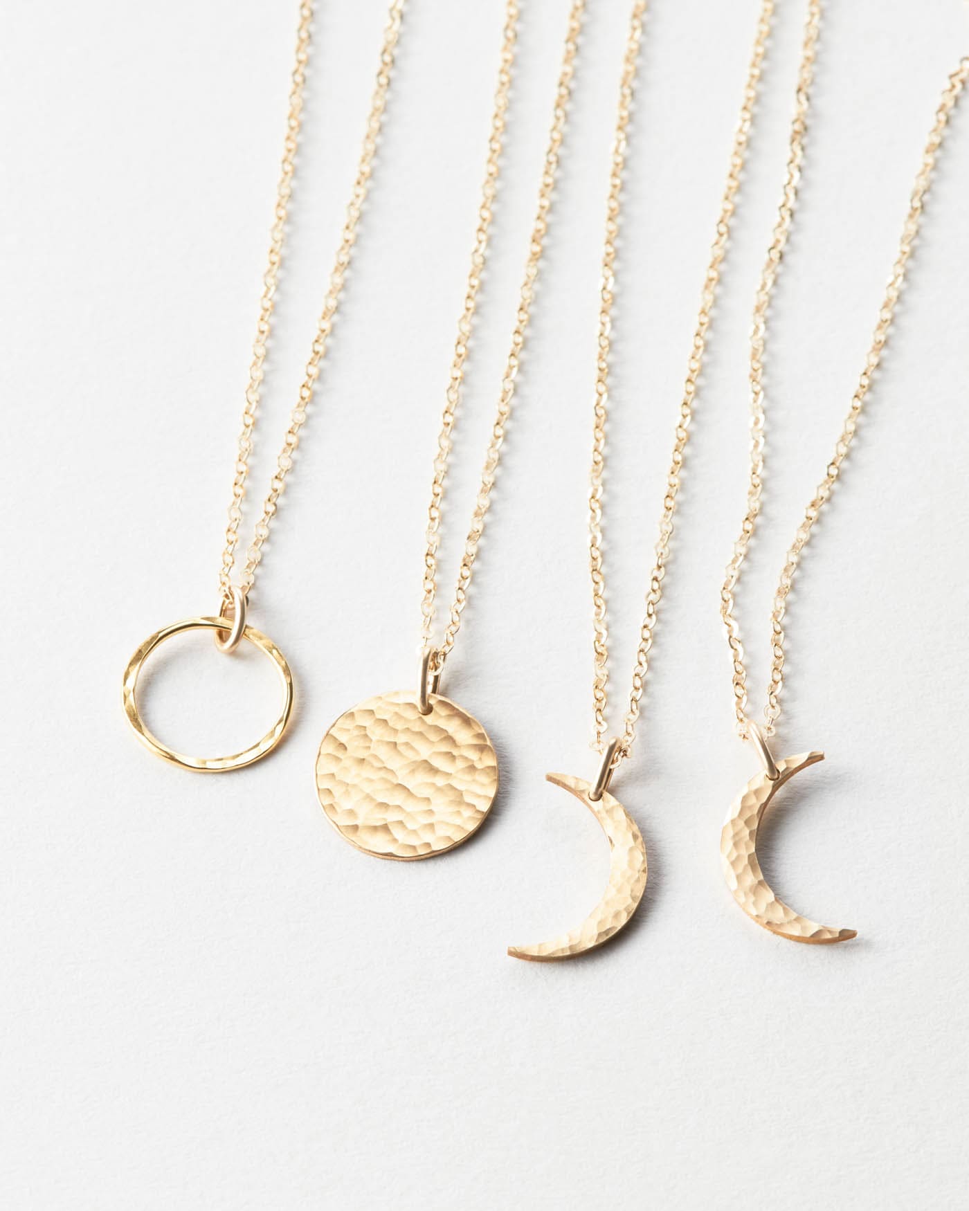 Lunar Phase Necklace — GLDN