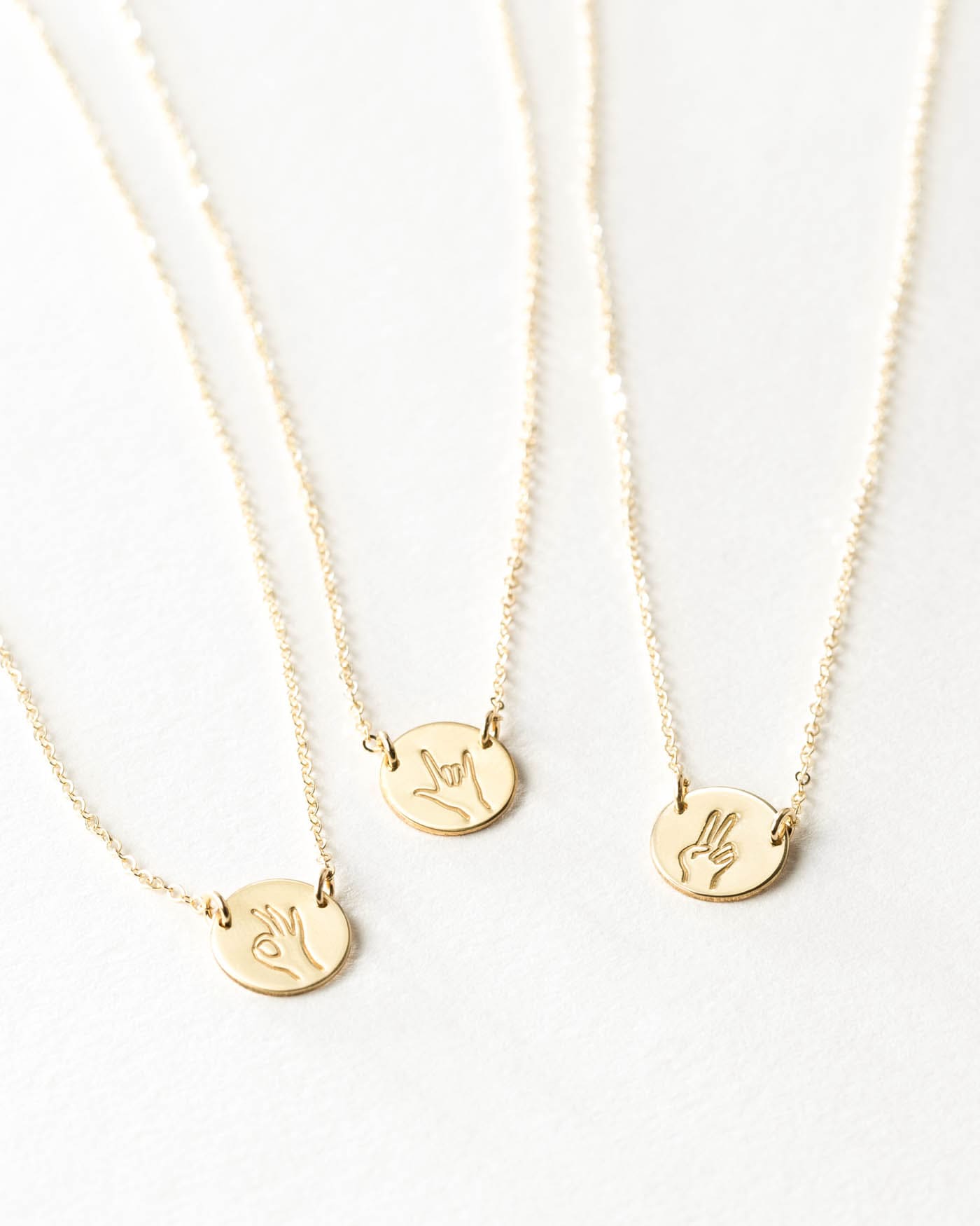 14K Yellow Gold Initial Charm Personalized Necklace - AH Jewelry Design