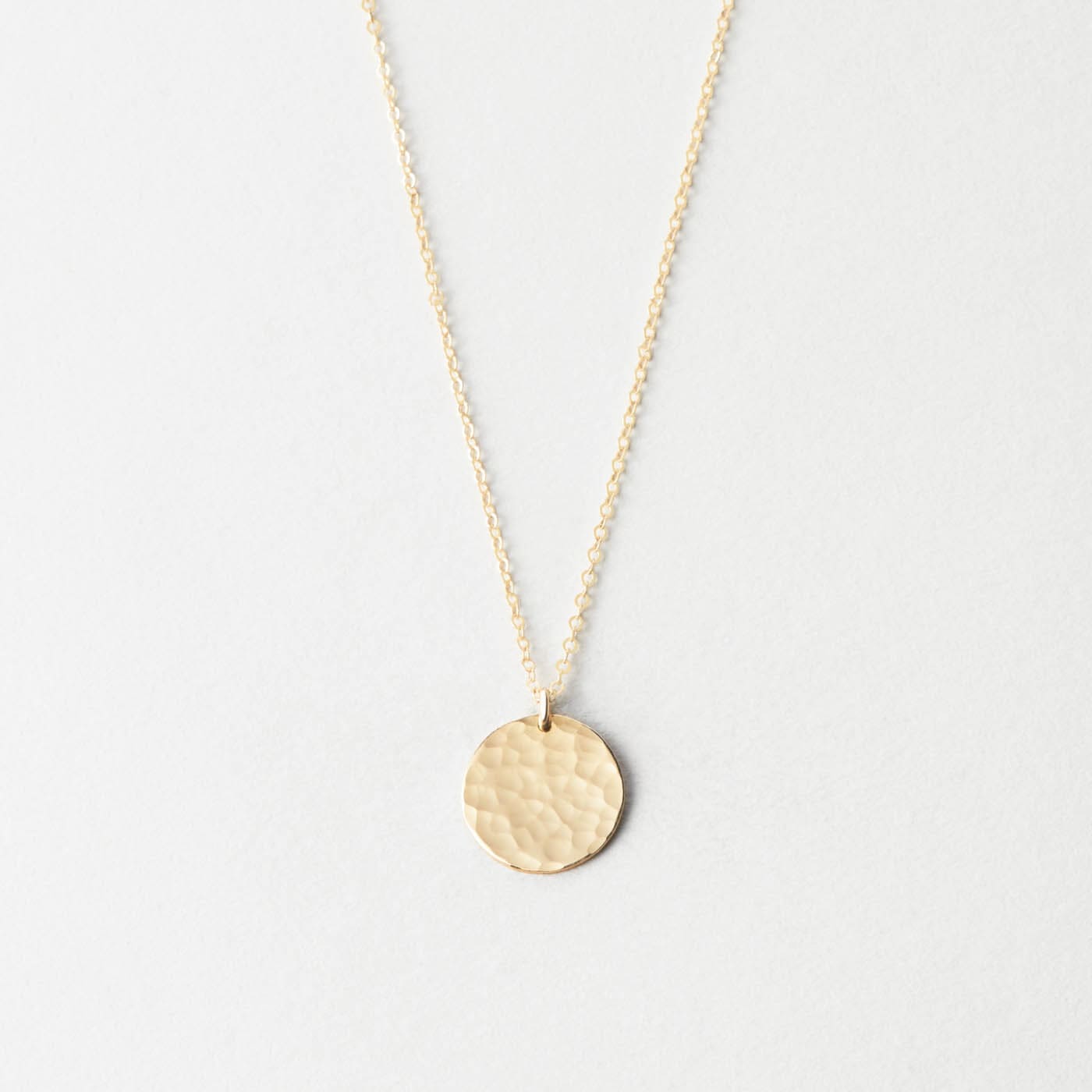 14kt Yellow Gold Graduated Disc Necklace | Costco