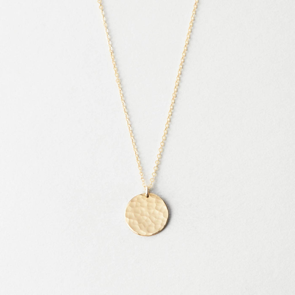 Material: 14k Gold Fill, 14k Solid Gold; Finish: Hammered; plp_hover