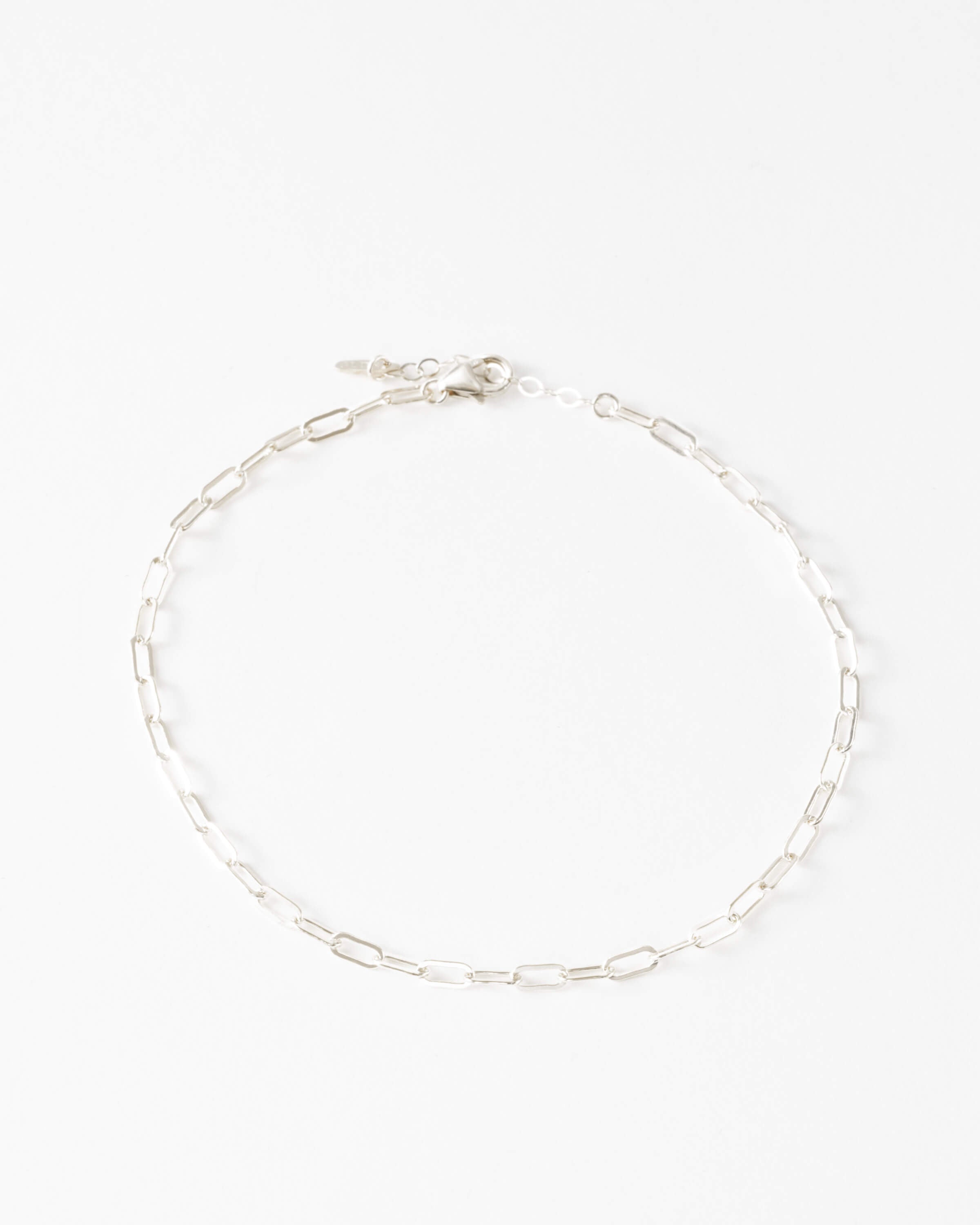 Small Paperclip Chain Anklet — GLDN