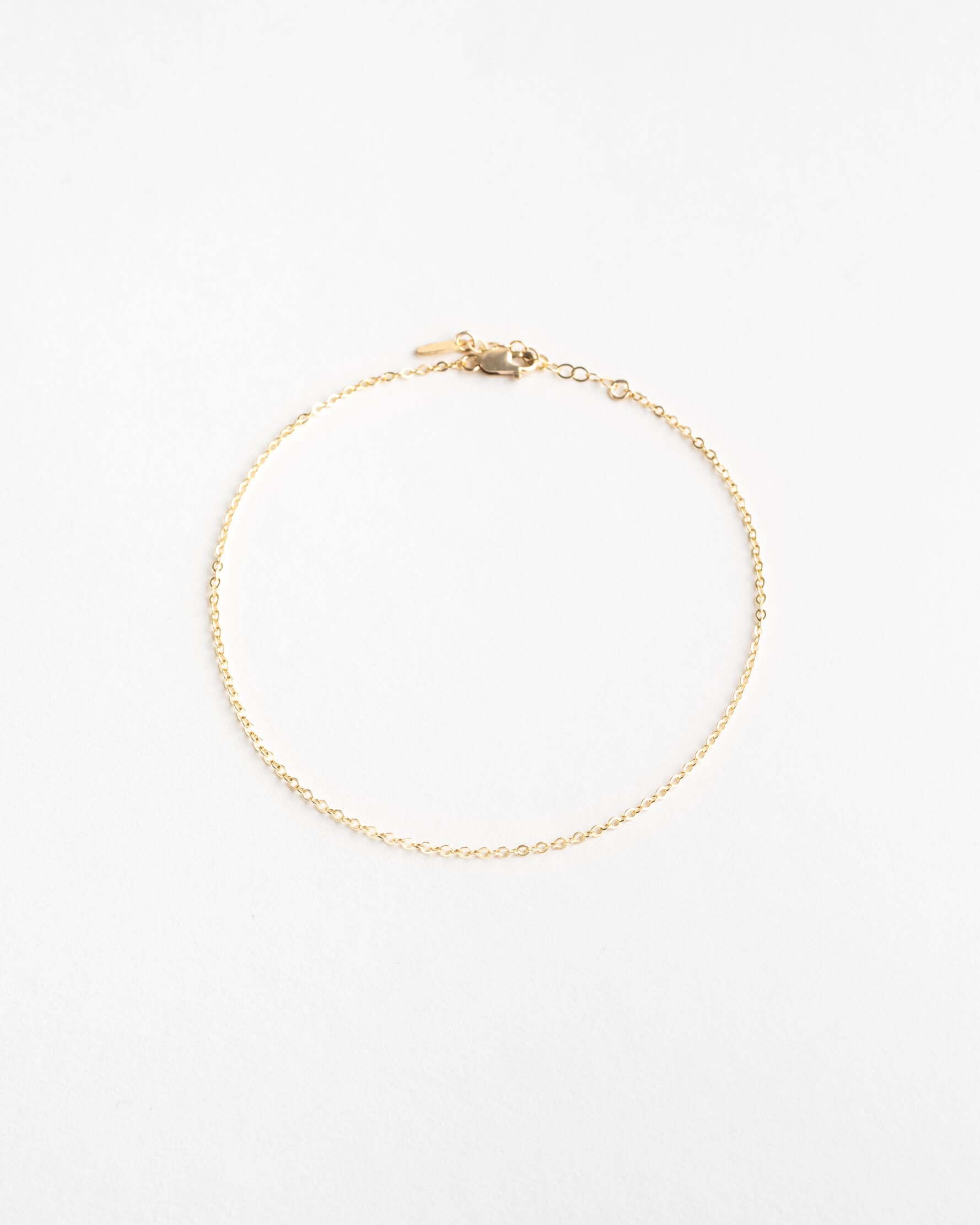Dainty Initial Bracelet 14K Gold - 4 Letters | LeMel – LeMel