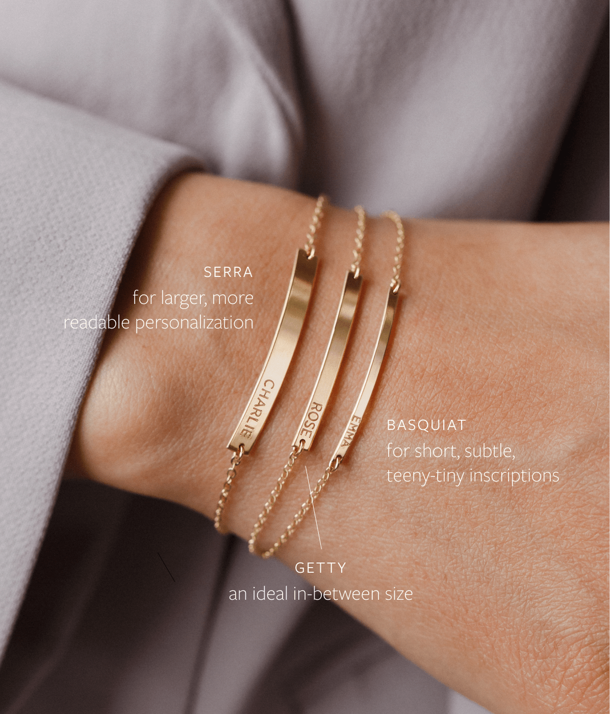 Personalized Bar Bracelet for Women, Friendship Custom Bracelet | Gold bar  bracelet, Preppy jewelry, Bar bracelets